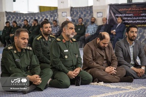 مراسم ختم والده سردار سید قاسم قریشی  جانشین رئیس سازمان بسیج مستضعفین