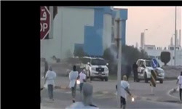 جوان کفن پوش بحرینی