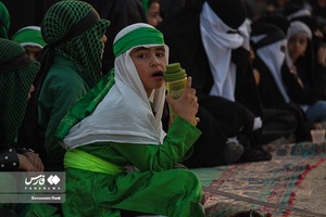  تعزیه خوانی عاشورای حسینی در لامرد