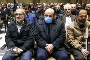 سیدمحمد حسینی معاون پارلمانی رئیس جمهور در مراسم ختم مرحوم شیخان