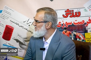 بازدید محمد رویانیان رئیس پلیس اسبق راهور و مدیرعامل پیشین باشگاه پرسپولیس از نمایشگاه رسانه