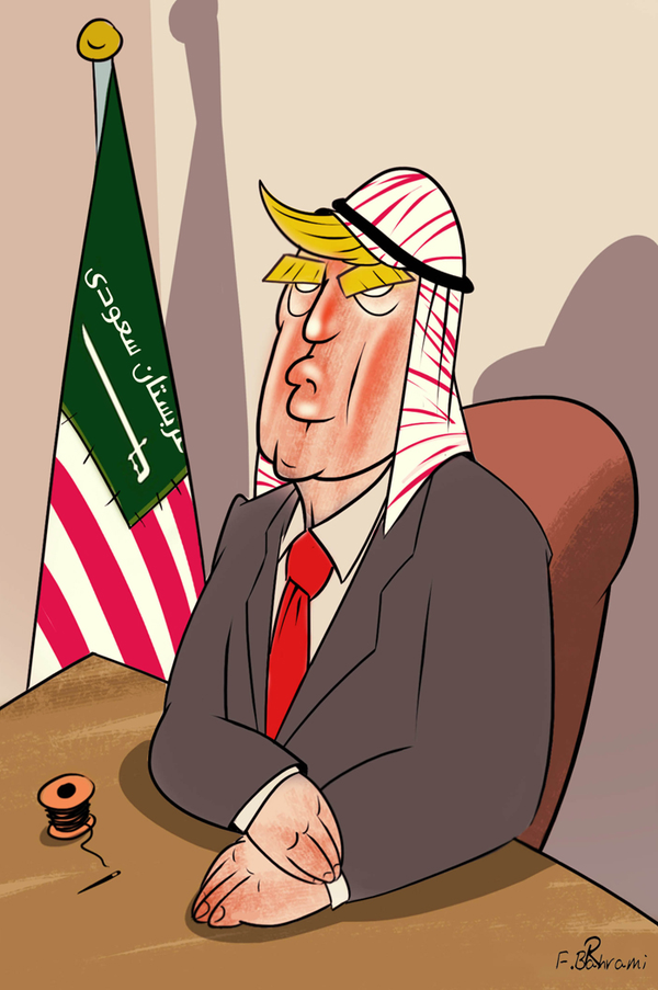 عربستان مستعمره  ترامپ و آمریکا!!