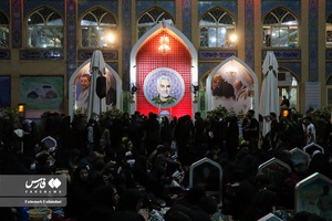 شب قدر کرمانی‌ها در جوار مزار «حاج قاسم» 