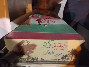 وداع جانسوز مردم هفتکل با شهید گمنام