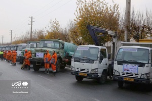 مانور عملیان زمستانی در کرج