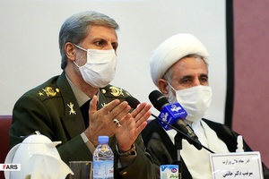 سخنرانی سرتیپ امیر حاتمی وزیر دفاع و پشتیبانی نیروهای مسلح در نشست با اعضای کمیسیون امنیت ملی و سیاست خارجی مجلس شورای اسلامی در سازمان صنایع دفاع