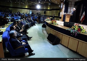 نشست خبری حسن روحانی رئیس جمهور پس از اخذ رأی در وزارت کشور