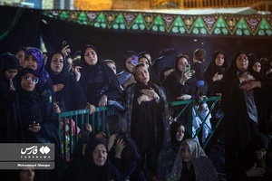 عزاداری شام غریبان در هیات مکتب الزهرا اهواز 