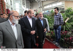 بازدید شهردار و رئیس شورای شهر تهران از دهمین نمایشگاه گل و گیاه