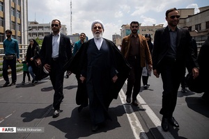 حجت الاسلام ناطق نوری در راهپیمایی روز جهانی قدس ۹۸ 