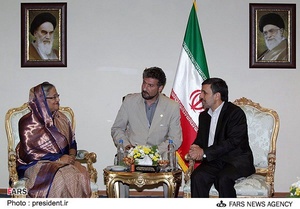 دیدار نخست وزیر بنگلادش با محمود احمدی نژاد