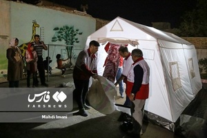اسکان اضطراری سیل زدگان شهرستان اهر