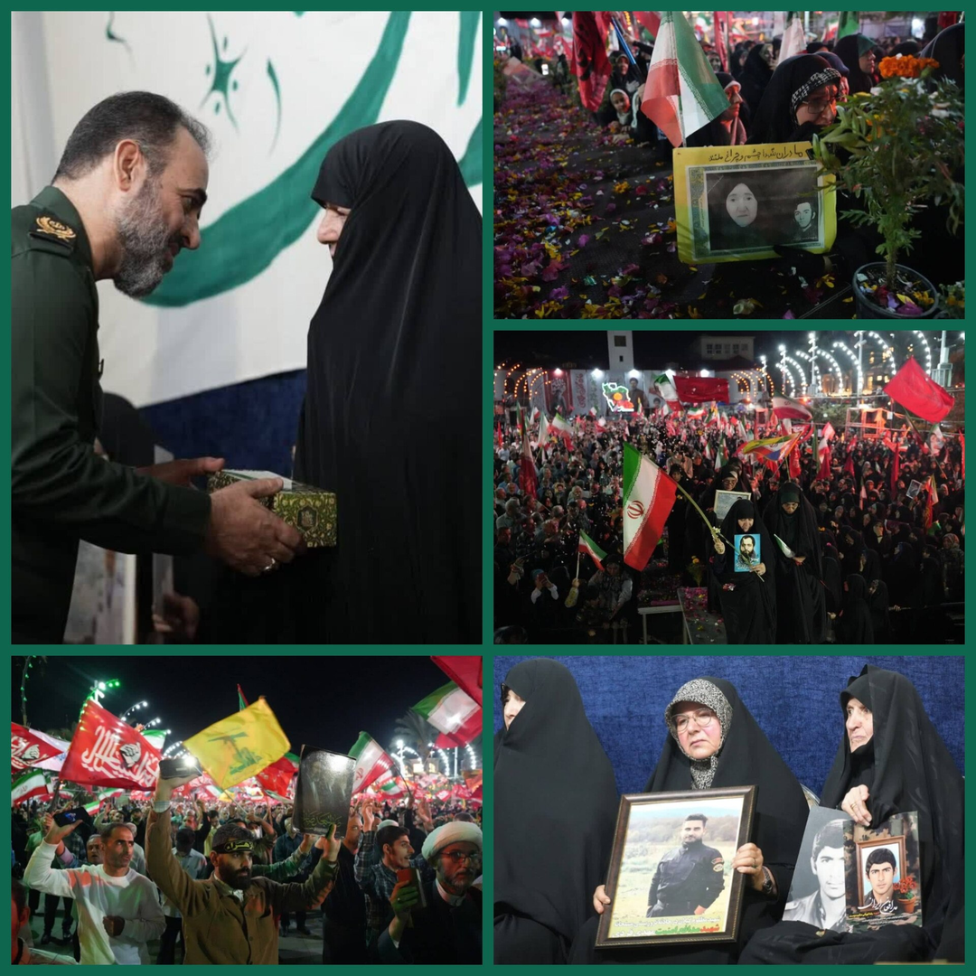 قامتِ فرماندهی که به نمایندگی از مردم ایران، پیشِ مادران شهدا خم شد