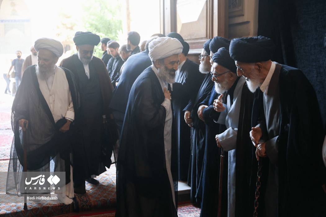 مراسم ختم آیت‌الله «شبیری زنجانی»