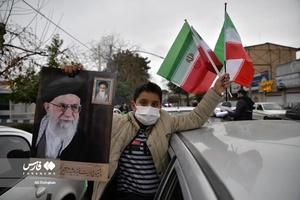 مراسم راهپیمایی خودرویی و موتوری یوم الله 22 بهمن گرگان