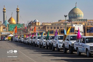 آیین اهدای 500 سری جهیزیه توسط سپاه استان تهران