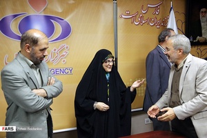 رونمایی از کتاب نشانی روی آب