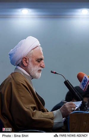 نشست خبری حجت الاسلام محسنی اژه ای سخنگوی قوه قضائیه