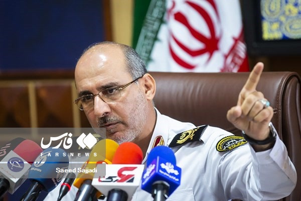 نشست خبری رئیس پلیس راهور تهران بزرگ