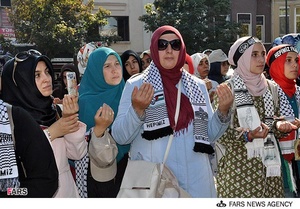 راهپیمایی روز قدس در ترکیه