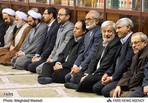 مراسم تشییع پیکر آیت‌الله عباسعلی عمید زنجانی