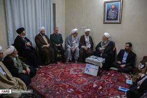 گزارش تصویری: دیدار نماینده ولی فقیه در سپاه با مراجع تقلید