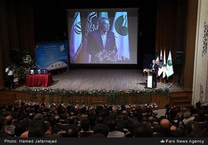 سخنرانی علی لاریجانی رئیس مجلس شورای اسلامی در مراسم روزجهانی پست
