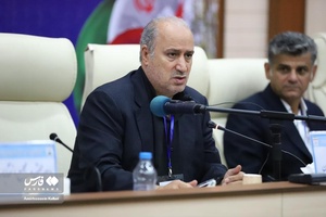 مهدی تاج در مجمع انتخابات هیات فوتبال مازندران و کلنگ زنی ساختمان هیات