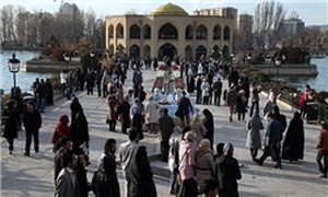 مسافران نوروزی در ایل گلی تبریز