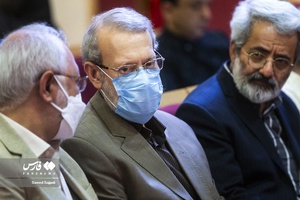علی لاریجانی عضو مجمع تشخیص مصلحت نظام در آیین رونمایی از کتاب نیم قرن ناکامی