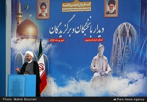 دیدار رئیس جمهور با نخبگان و برگزیدگان مشهد