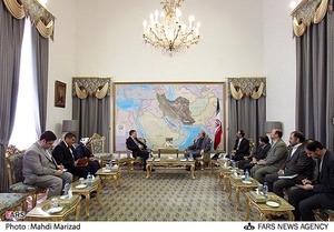 دیدار توفیق العلاوی وزیر ارتباطات عراق با صالحی وزیر امور خارجه
