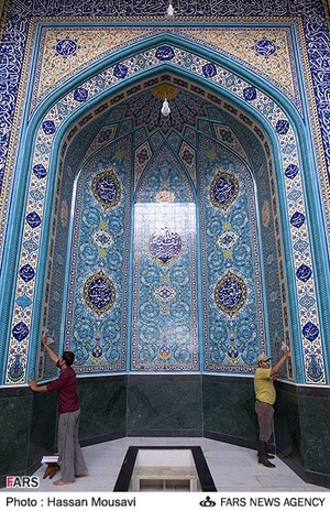غبارروبی مساجد در استقبال از ماه مهمانی خدا