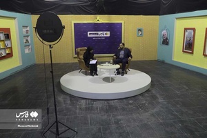 حضور مجتبی ابراهیم زاده مداح سرشناس خراسان جنوبی در خبرگزاری فارس - بیرجند