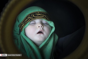 مراسم شیر خوارگان حسینی شهر هشجین