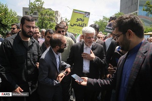 حضور شخصیت‎ها در راهپیمایی روز جهانی قدس ۹۸ 