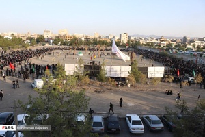 خیمه سوزان غروب روز عاشورا