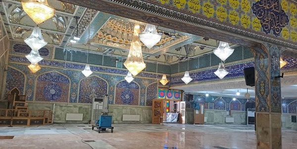 آتش سوزی در حرم مطهر 