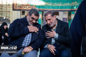 سردار محمداسماعیل کوثری نماینده مجلس در سومین سالگرد شهید مدافع حرم ابوالفضل سرلک