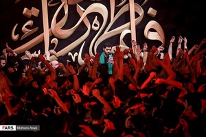 عزادارای ایام فاطمیه(س) در هیأت ریحانة الحسین