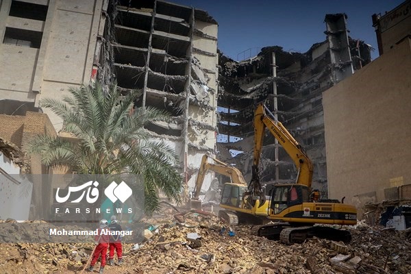 متروپل آبادان؛ پنجمین روز پس از حادثه