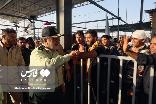 بازدید فرمانده کل انتظامی کشور از«مرزر مهران»