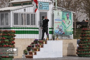 کلانتری مستقر در میدان آزادی در حاشیه رزمایش نوروزی پلیس پایتخت