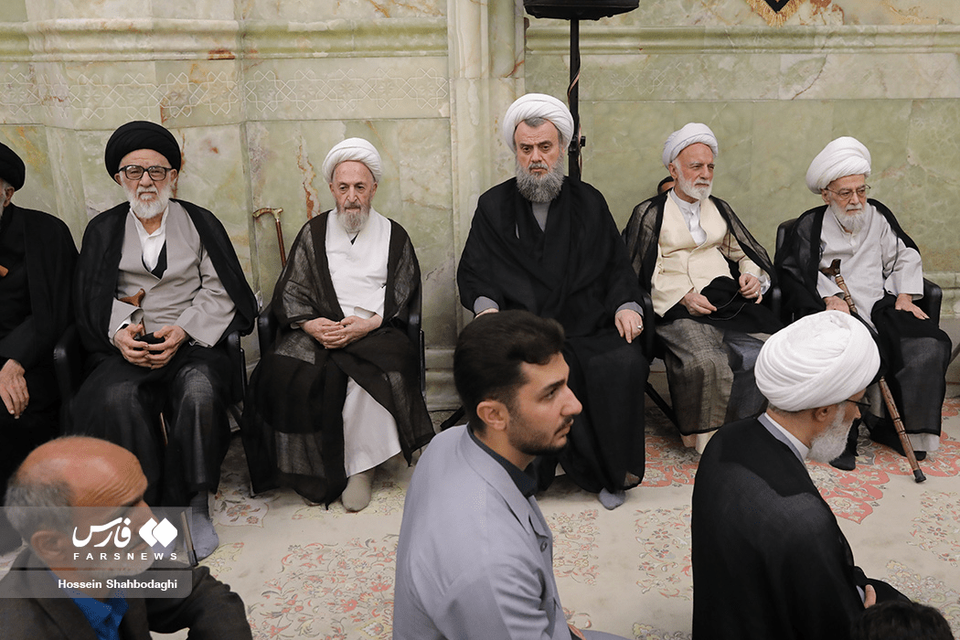 مراسم چهلمین روز ترحیم آیت الله شبیری زنجانی(ره)