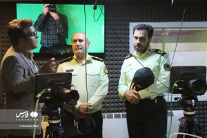 بازدید سردار سعید منتظرالمهدی معاون فرهنگی اجتماعی و سخنگوی فرماندهی کل انتظامی کشور از تحریریه خبرگزاری فارس