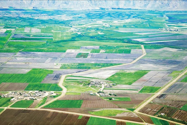 زمین اراضی کشاورزی