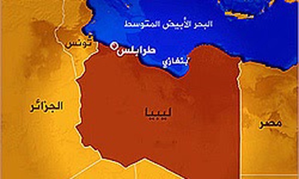 نقشه لیبی