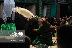  تعزیه تکیه حسینیه اعظم برغان