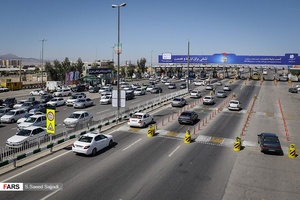 ترافیک در اتوبان تهران - قم