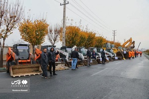مانور عملیان زمستانی در کرج